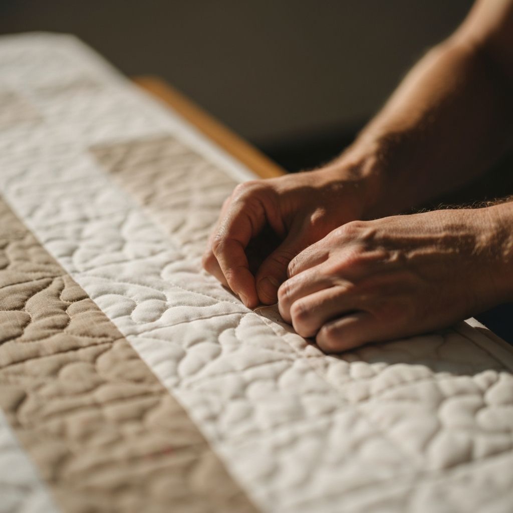 Quilting project with premium fabric